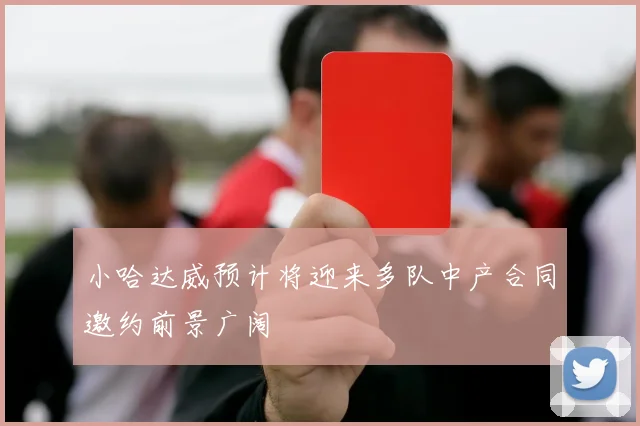 小哈达威预计将迎来多队中产合同邀约前景广阔